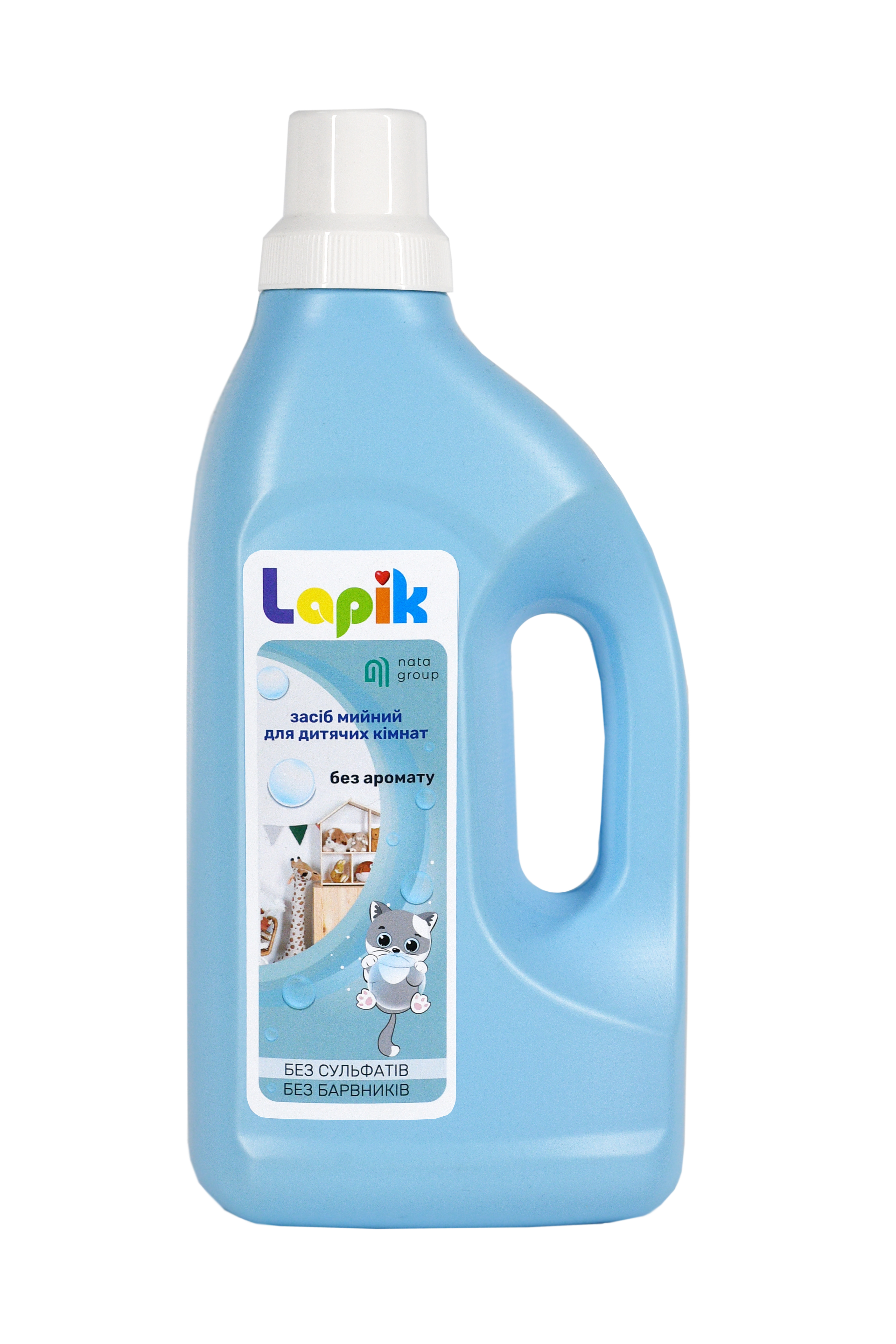 Lapik Multi-Surface Cleaner do pokoi dziecięcych, bezzapachowy, butelka 1250 ml